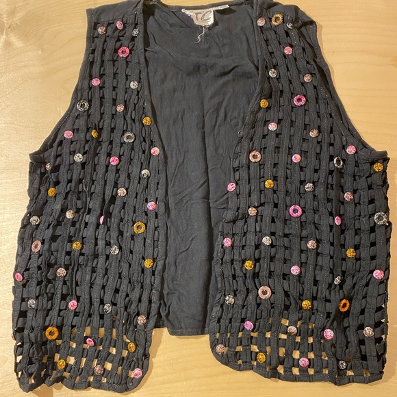 XTC Sleeveless Cardigan 2X (EJ) - Picture 3 of 7